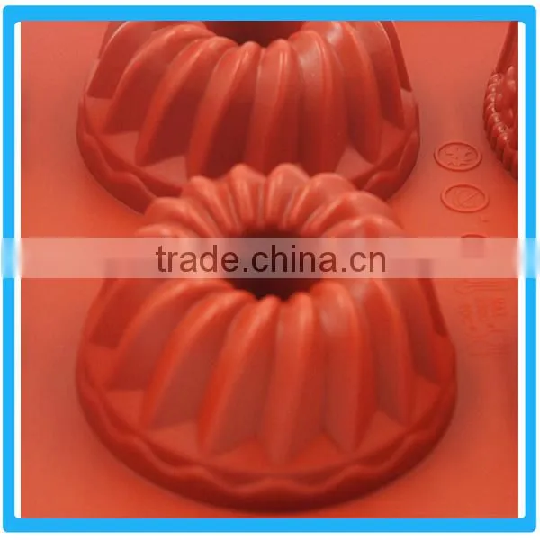 FDA Grade Silicone Cookie Molds 6 Cubes Chocolate Molds Ice Soap Tray photo-2