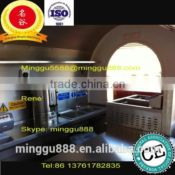 HOT Selling Stainless Steel Street Vending Food Cart Kiosk photo-5