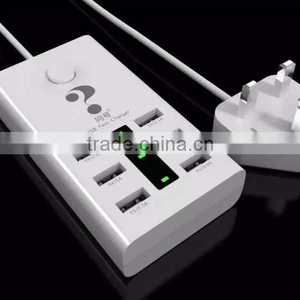 7.2A 6 Port Smart USB Desktop Charger Station photo-2