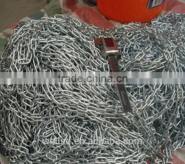 Din763 5mm Hot Dipped Galvanized Long Link Chain photo-2