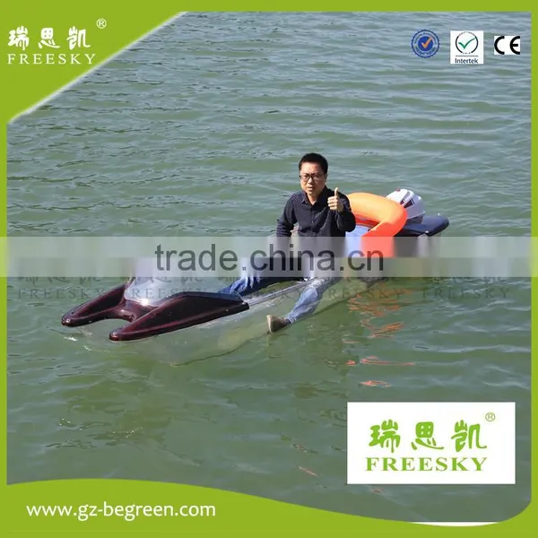 Transparent Clear Double Person Plastic Kayak Wholesale photo-4
