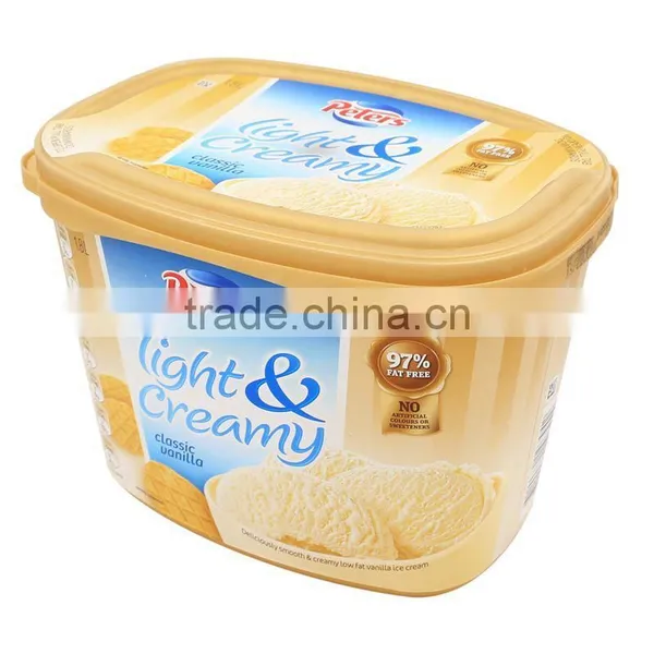 1.8L IML Plastic Ice Cream Cup Labels Have Lid and Tamper Proof photo-6
