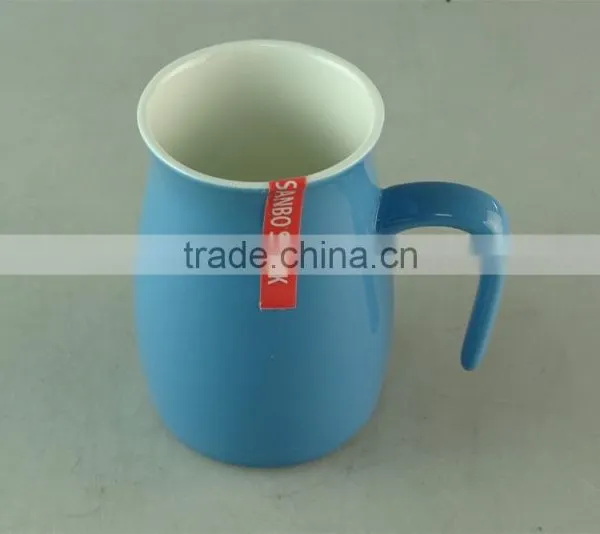 300ml Cheap Glazed Ceramic Coffee Mug,milk Mug for Promotion photo-2