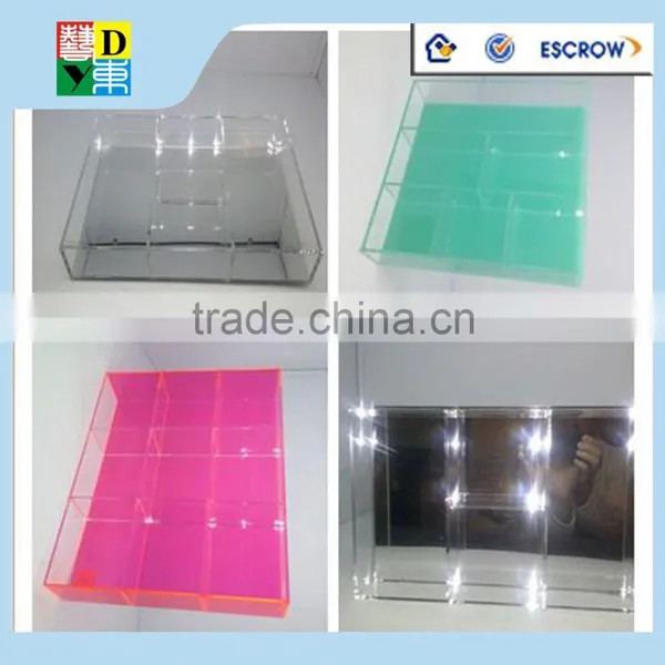 2015 Acrylic Food Tray Acrylic Serving Drink Tray Acrylic Custom Printed Trays for Hotel Use PMMA Material Serving Tray photo-3