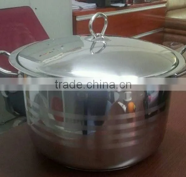 Large Size Stainless Steel Cookware Set With Metal Lid photo-3