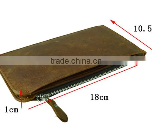 Tianhooo Long Wallet Slim Genuine Leather Credit Card Holder With RFID Blocking photo-2
