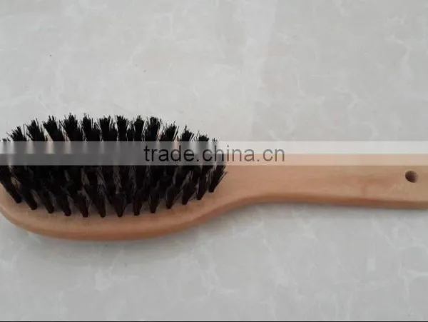 Double Side Wooden Cloth Brush photo-3
