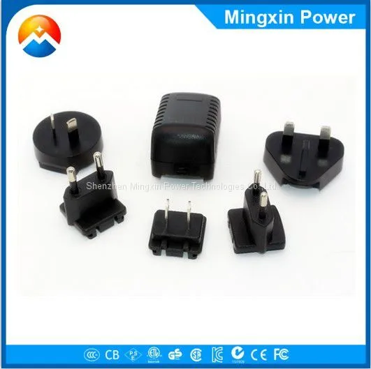 Wholesale Interchangeable Plug ac Power Adaptor 12 Volt 1amp With EU UK AU US Plug For Home photo-3