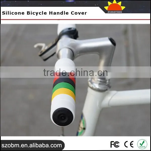 Best Price for Bicycle Accessories 200pcs/bag Individual DIY Colorful Silicone Bicycle Handle Cover photo-2