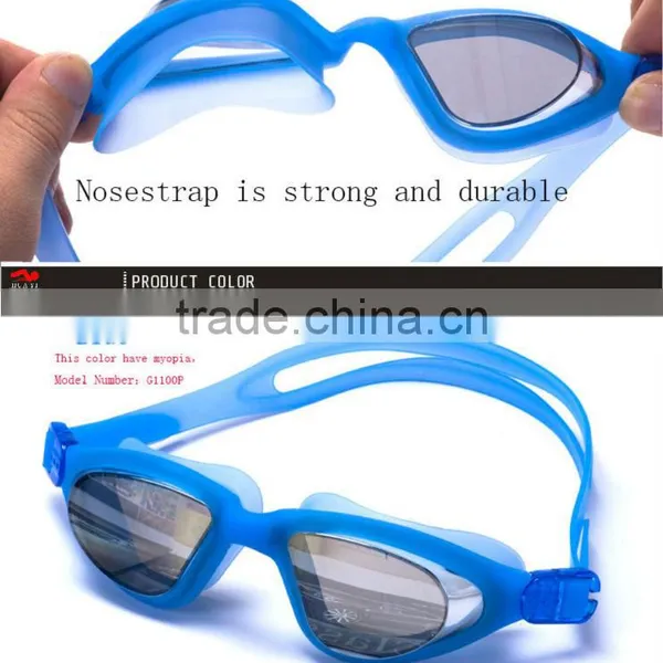 Swim Goggles Quick Adjustable Swimming Goggles No Leaking Anti Fog Swim Eyewear photo-2