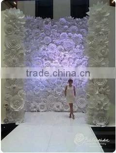 Factory Price Hot Products Artificial Flower Wall in Weeding or Stage for Decoration photo-5