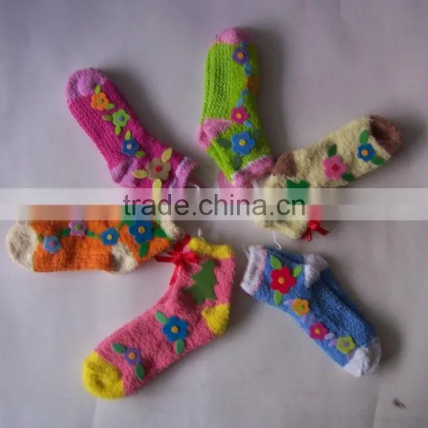 Chenille Socks Fluffy Socks Indoor Socks for Children photo-3