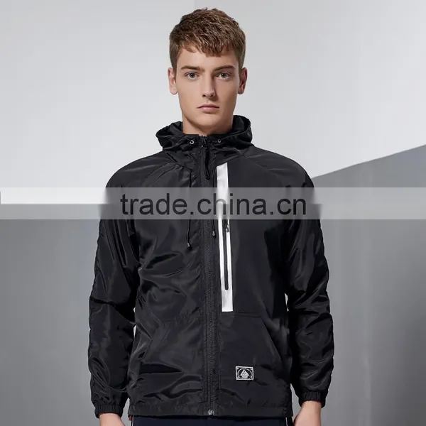 Hot Selling Men Cool Hiphop Style High Quality Solid Jacket Sports Jogging Outerwear Coat M-4XL XN-PJ16032 photo-5