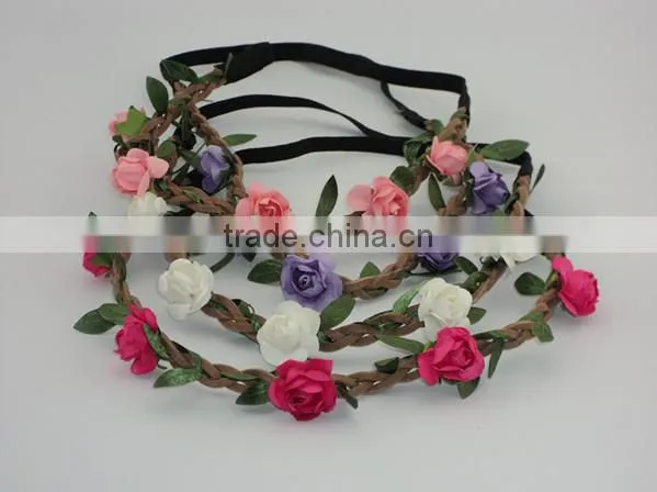 Princess Flower Wedding Headband photo-6