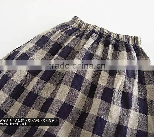 Cotton Mix Linen Fabric Harem Pants Wholesale Boutique Children Clothing Trouser photo-4