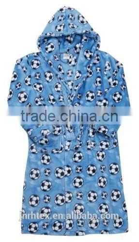 100% Cotton Quilted Velour Hooded Bathrobe photo-2