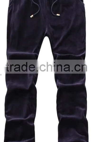Hot Sale Custom Design Cheap Mens Velvet Sports Track Suit photo-3