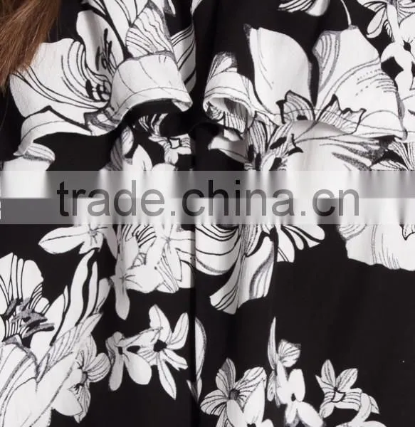2015 Off the Shoulder Floral Print Women Tank Top,wholesale Women Sweet Sheer Tank Tops photo-6