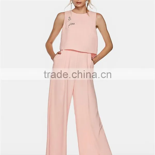 Formal Petite Clothing Delicated Opened Back Evening Wear Jumpsuits photo-6