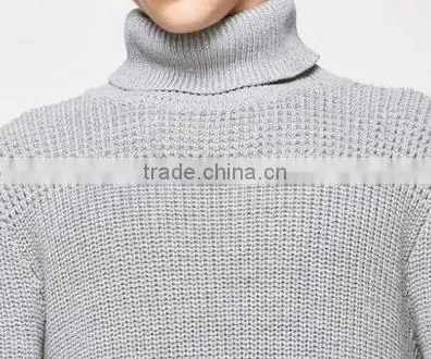 Wholesale Solid Color no Pattern Winter Warm Thick Turtleneck Sweters for Man photo-6