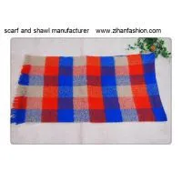 Plaid Colorful Winter Scarf and Shawl