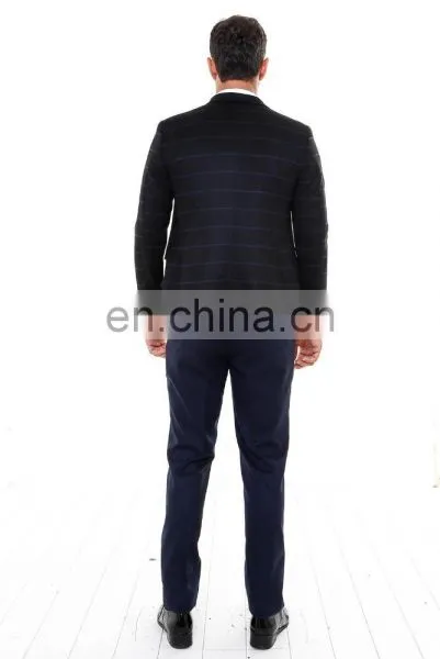 New Fashion 2 Button Plain Mens Suit (3 Pieces) photo-3