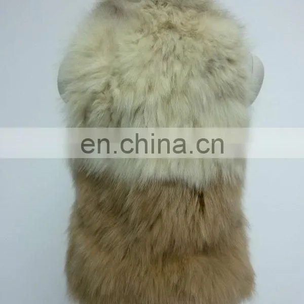 Fashion New Women's Rabbit Fur Vest photo-4