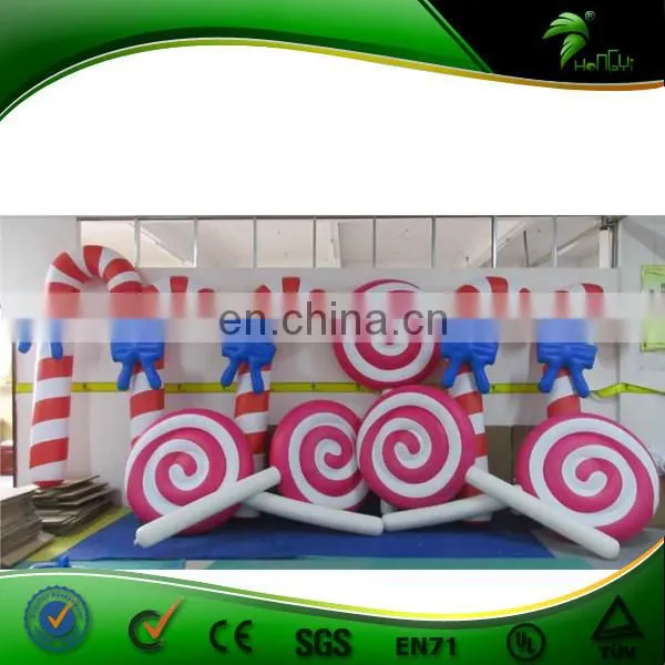 PVC Balloons Inflatable Christmas Candy Lollipop Inflatable Christmas Decoration Inflatable Ball photo-5