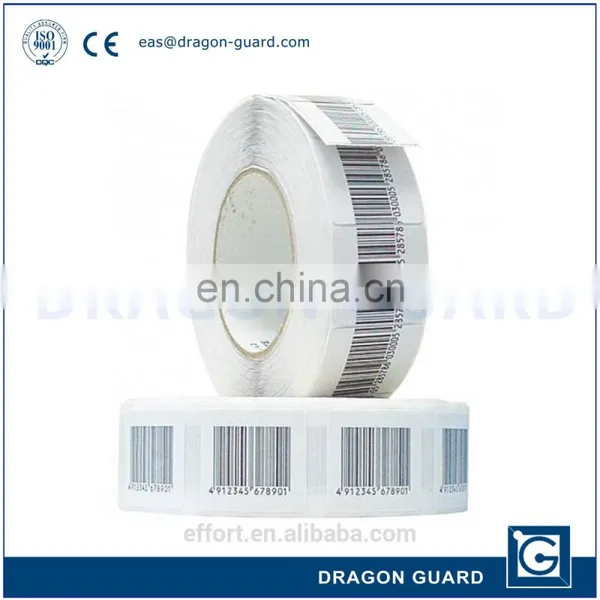 RF 8.2mhz Security Soft Tags 4x4 Clothing Tag EAS RF LABEL With High Quality photo-2