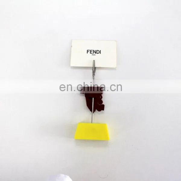 Custom Wholesale Silicone Metal Business Card Holder/creative Office Supplies photo-2
