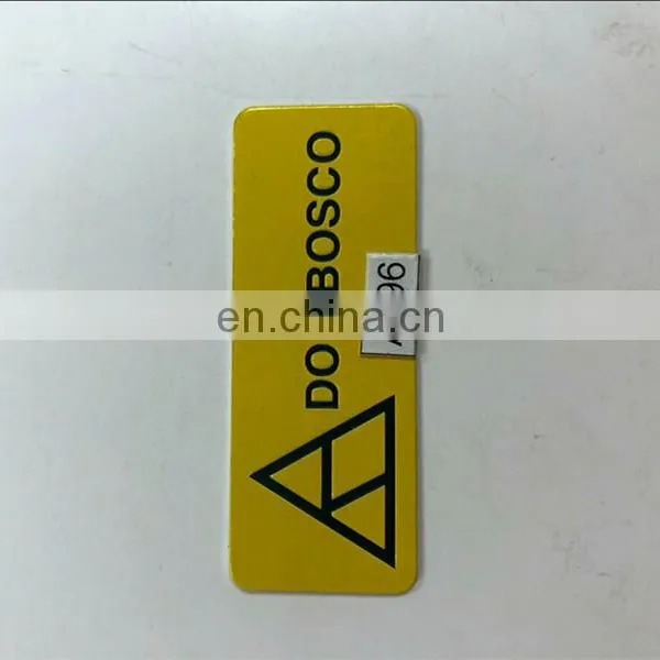 High Quality Aluminum Engraving Metal Label photo-2
