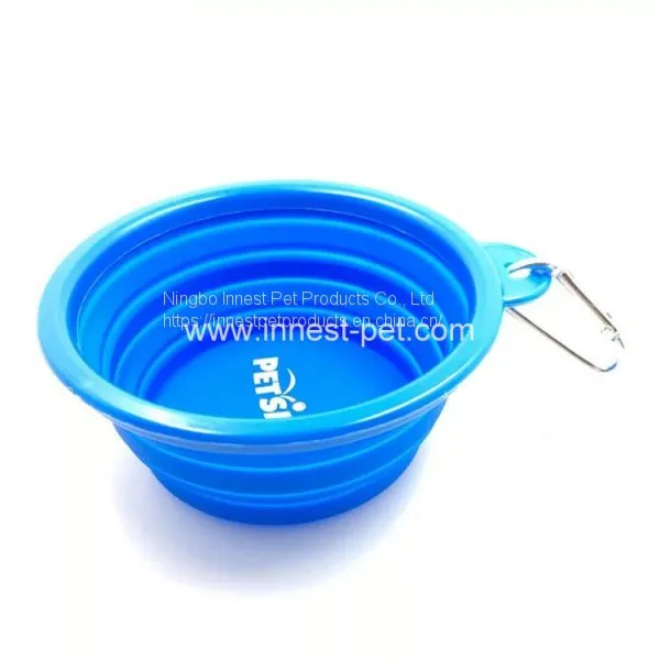 Silicone Collapsible Dog Food Bowl/good Pet Item