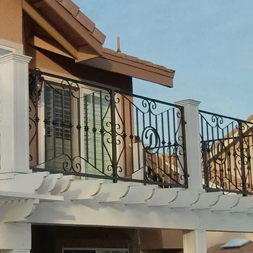 Wrought Iron Balcony Guardrail photo-2