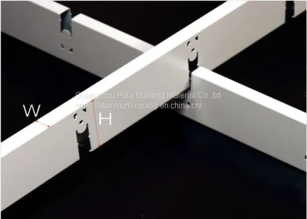 Wooden Grain Aluminum Grille Ceiling/High Quality of Aluminum Grid Ceiling for Airport/Manufacturer of Aluminum Grille Ceiling photo-5
