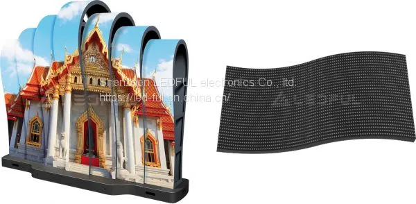 Irregular Shapes Magnetic Flexible LED Display