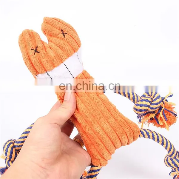 Pink Flamingo Dog Bite Toy Large Size Squeaky Plush Toys for Dog photo-5