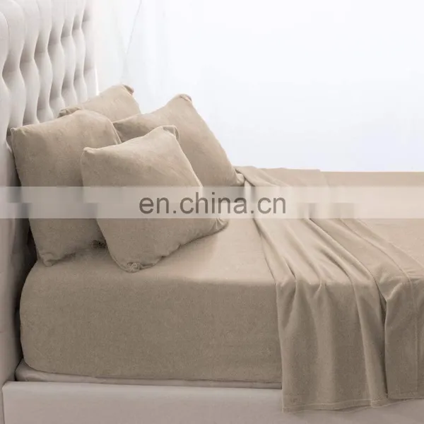 OLIVEHOME Super Soft Fleece Sheet Set Extra Plush Polar Fleece Bed Sheets Teddy Fleece Fitted Sheet photo-4