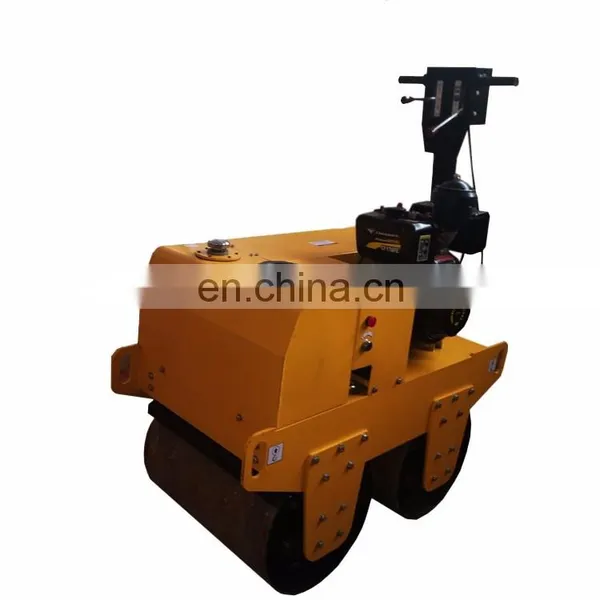 Chinese Double-drive Double-shock Hand-held Small Road Roller 1.5 Ton photo-3