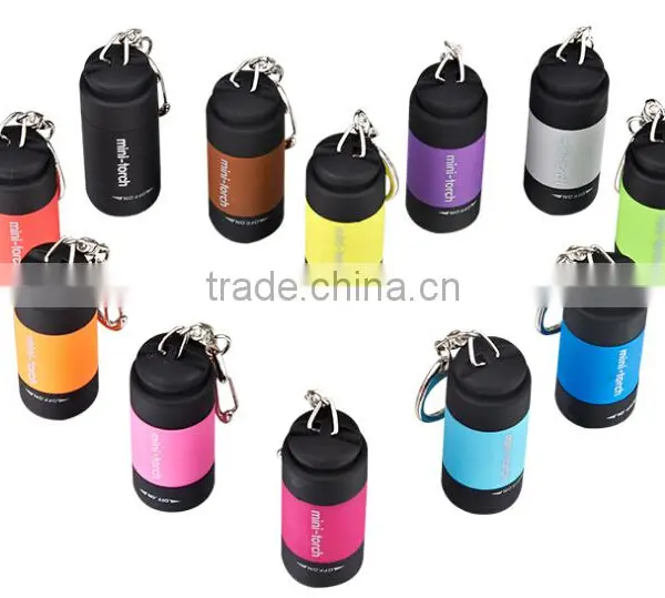 Mini Keychain Usb Rechargeable Flashlight photo-2
