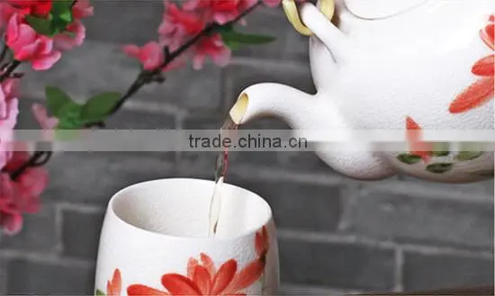 Chinese Silver Tea Set& Tea Table and Chairs Set With Tea for One Set Wholesale,tea Set Glass photo-3