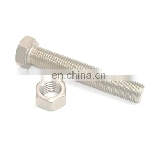 Hexagon Standard Size Bolt and Nut m8 200mm Stainless Steel Bolt photo-4