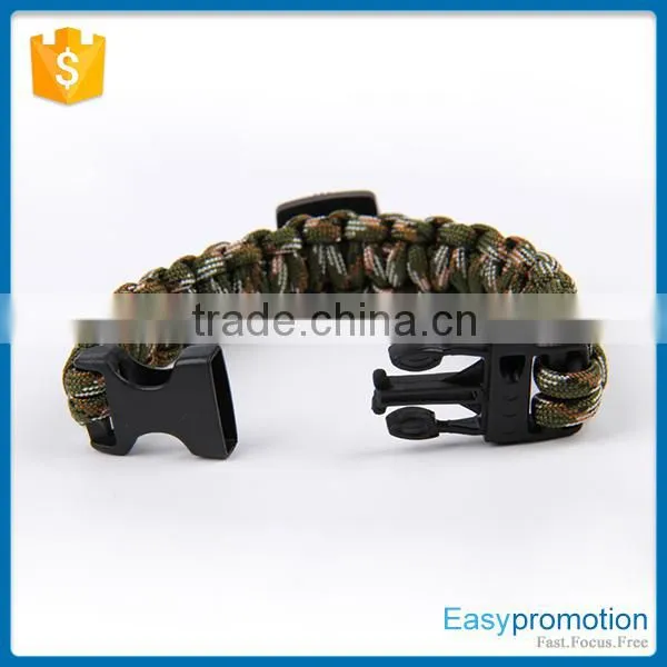 Customized Paracord Adjustable Survival Bracelet Wholesale photo-3