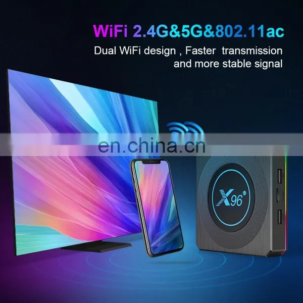 AV1 Support X96 X4 Amlogic S905X4 Smart TV Box Android 11 Dual Wifi BT4.1 Media Player Set Top Box vs X96mini KH6 W2 PRO Tanix photo-4