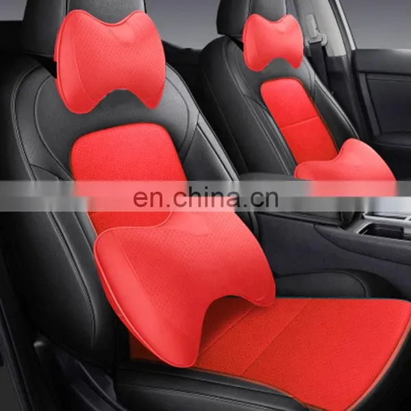 Dropshipping Beige Deluxe Version Intermediate True Genuine Leather Steering Wheel Sun Cover Car Seat Cover and Pillow photo-5