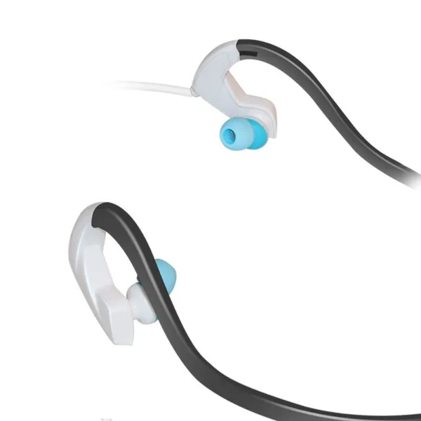 Wired Sweatproof Earhook In Ear Sport Headphones Neckband Earphone With Microphone for Running Jogging photo-5
