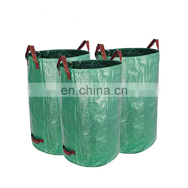 Heavy Duty Extra 500L Black Large Plastic Yard Cleanup Bags for Clipping photo-3