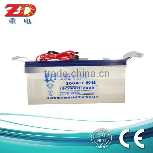 Deep Cycle Lead Acid Solar Panel Battery 12v 200Ah