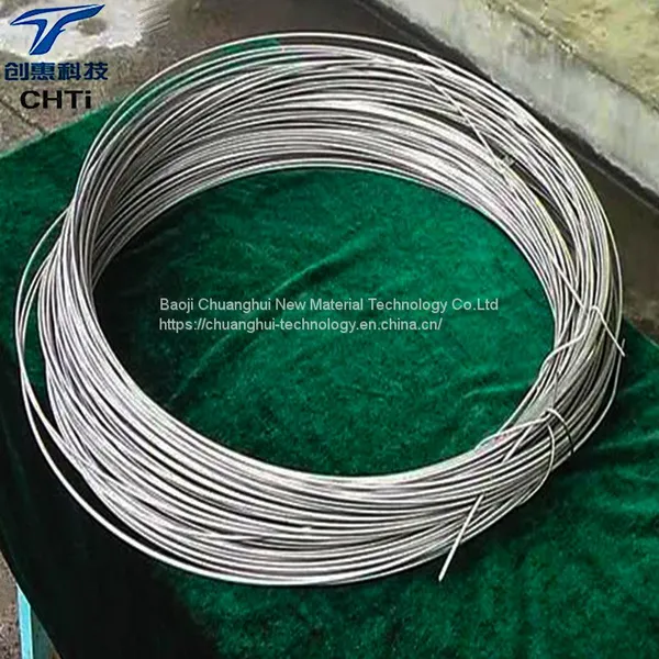 Chuanghui Spot High Purity Titanium Wire GR2 Military Medical Sports Headwear Products in Various Specifications photo-5
