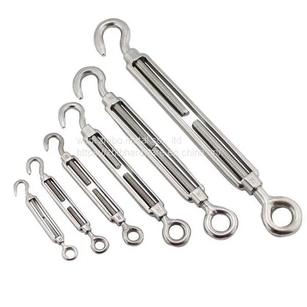 304/316 Stainless Steel European Open Body Turnbuckle(book&eye)