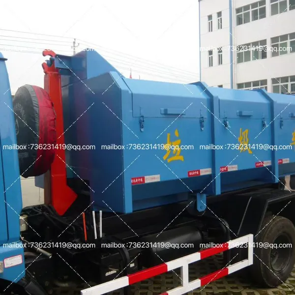 Hook Arm Garbage TruckClean up the Garbage in the Factory Area photo-3